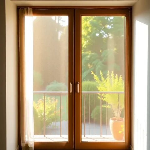 Moskitiera na podwójne drzwi balkonowe