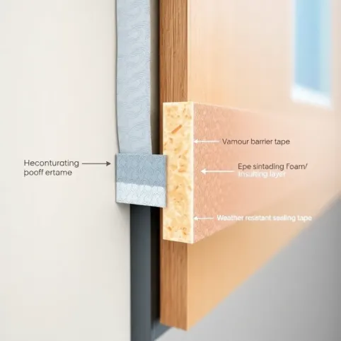 Na czym polega ciepły montaż drzwi zewnętrznych