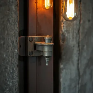 Naprawa drzwi w piwnicy