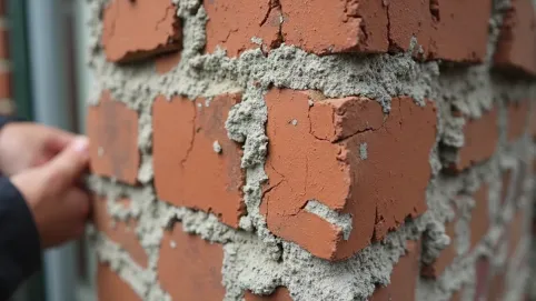 Naprawa komina z cegły