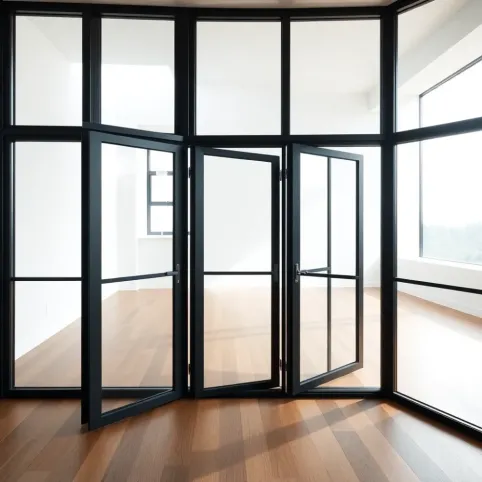 Nowoczesne drzwi harmonijkowe