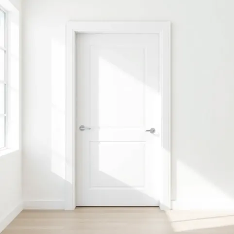 Nowoczesne drzwi wewnętrzne białe