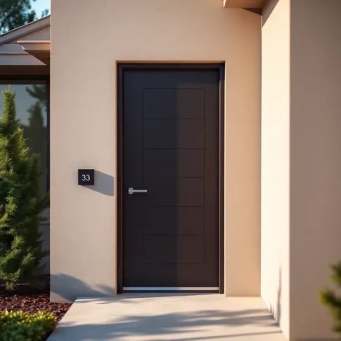 Nowoczesne drzwi zewnętrzne do domu jednorodzinnego