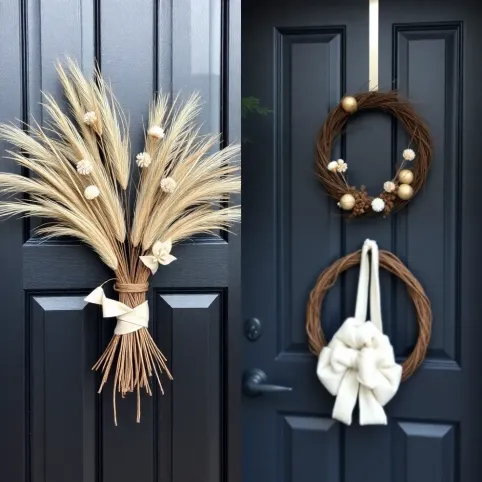 Nowoczesne wianki na drzwi