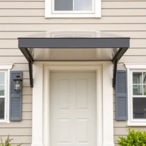 Nowoczesne zadaszenia drzwi wejściowych