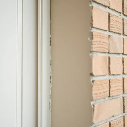 Obróbka drzwi zewnętrznych po montażu