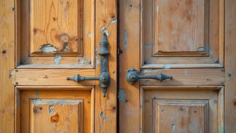 Ocieplenie starych drzwi drewnianych