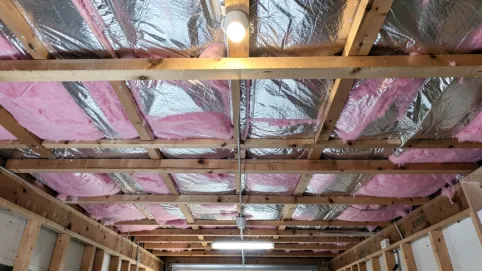 Ocieplenie sufitu w garażu