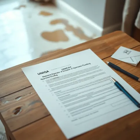 Oświadczenie sprawcy zalania mieszkania wzór UNIQA