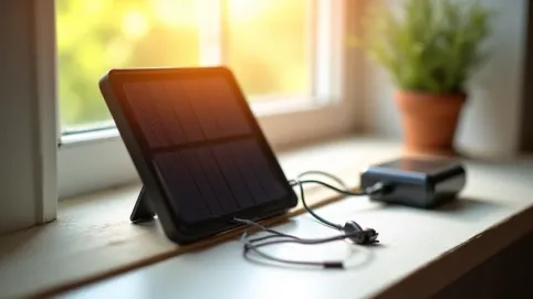 panel słoneczny na parapet