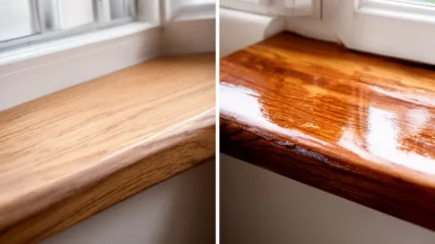 parapet drewniany olejowany czy lakierowany