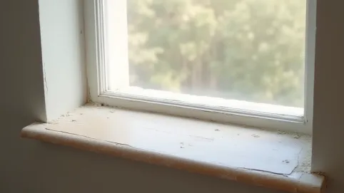 Parapety wewnętrzne przed czy po tynkach