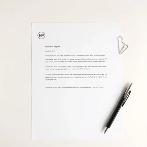 Pismo do wspólnoty mieszkaniowej o remont wzór