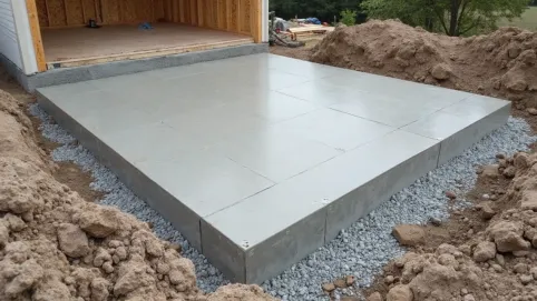 Płyta fundamentowa pod garaż