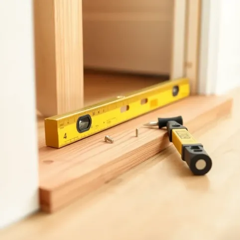 Podwalina pod drzwi jak zamontować