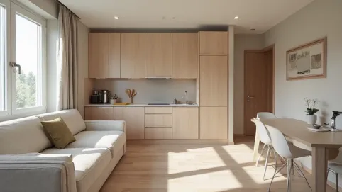 Projekt mieszkania 27m2