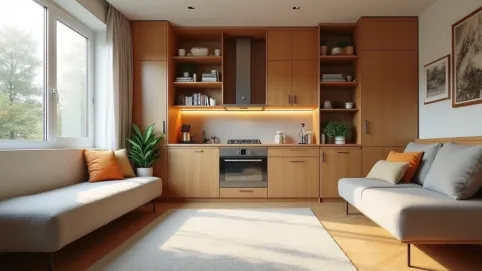 Projekt mieszkania 50m2