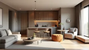 Projekt mieszkania 70m2