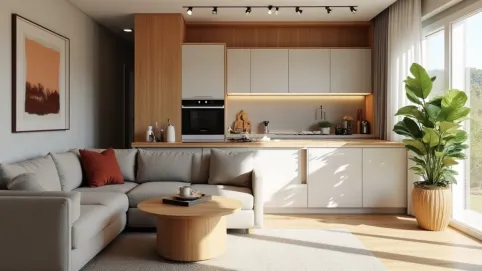 projekty mieszkań 60m2