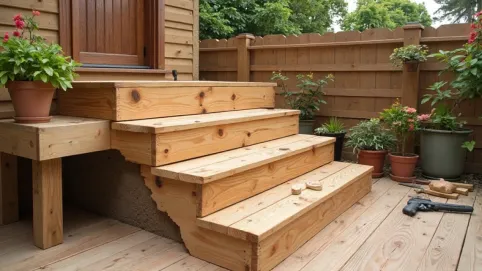 Proste schody drewniane jak zrobić