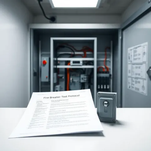 Protokół badania wyłącznika ppoż wzór