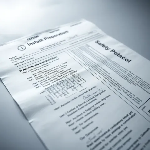 Protokół montażu pieca gazowego