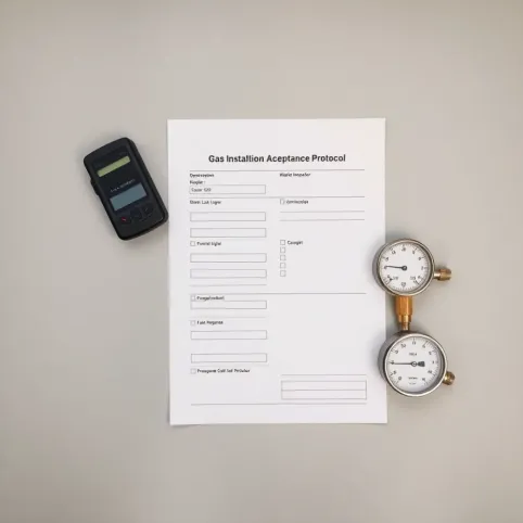 Protokół odbioru instalacji gazowej wzór