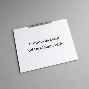 Protokół odbioru lokalu od dewelopera wzór
