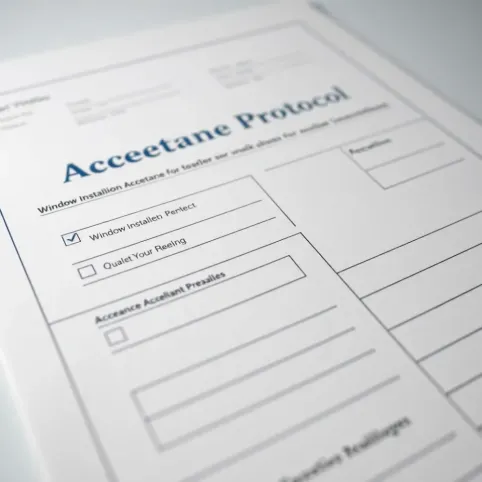 Protokół odbioru montażu okien wzór