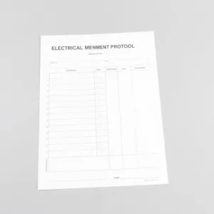PROTOKÓŁ pomiarów elektrycznych wzór