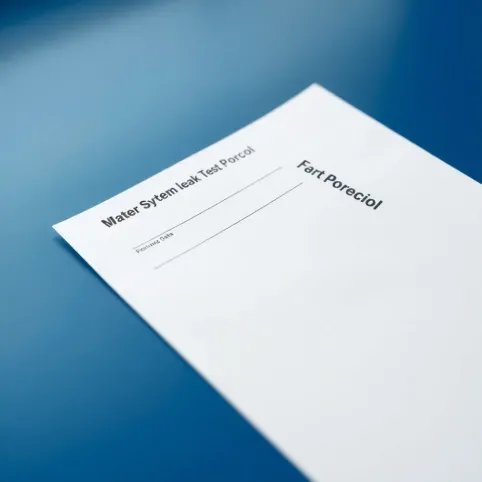 Protokół próby szczelności instalacji wodnej wzór