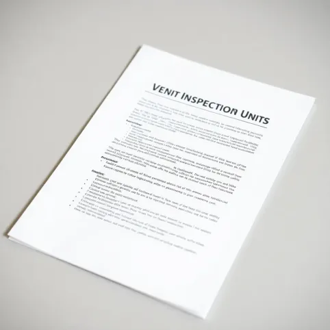 Protokół przeglądu centrali wentylacyjnej