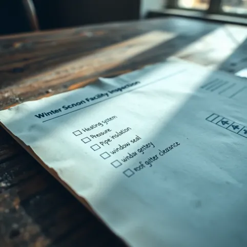 Protokół przeglądu obiektów szkoły pod kątem przygotowania do sezonu zimowego