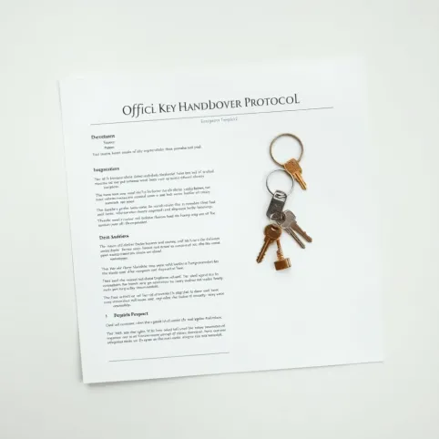 Protokół przekazania kluczy wzór