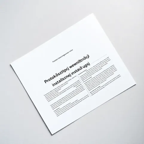 Protokół szczelności wewnętrznej instalacji gazowej wzór