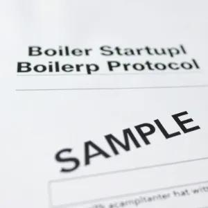 Protokół uruchomienia kotła WZÓR