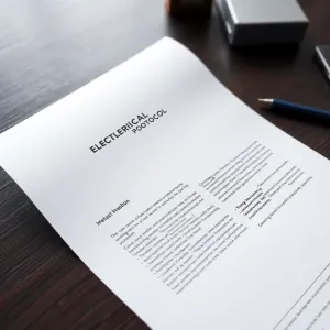 Protokół wykonania instalacji elektrycznej wzór