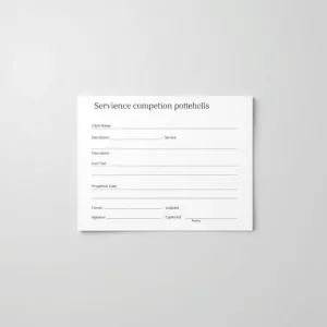 Protokół wykonania usługi wzór