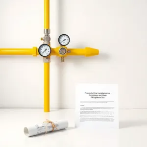 Protokół z odbioru instalacji gazowej i przeprowadzonej głównej próby szczelności