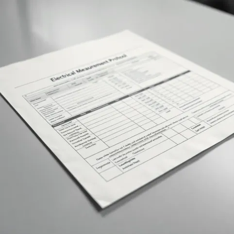 Protokół z pomiarów elektrycznych