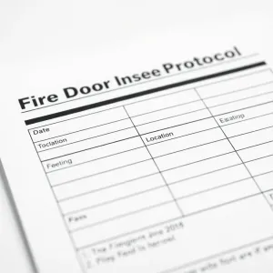 Protokół z przeglądu drzwi przeciwpożarowych