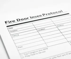 Protokół z przeglądu drzwi przeciwpożarowych