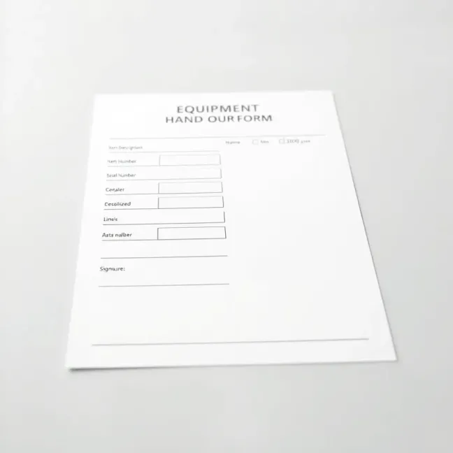 Protokół zdania sprzętu wzór