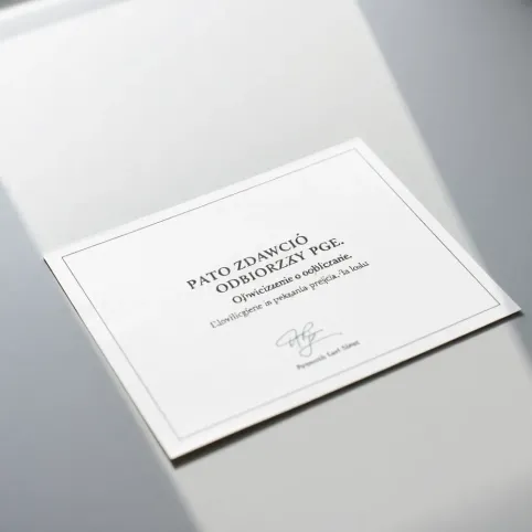 Protokół ZDAWCZO  ODBIORCZY PGE Oświadczenie na okoliczność przekazania  przejęcia lokalu