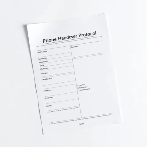 Protokół ZDAWCZOODBIORCZY telefonu wzór