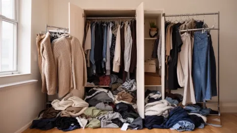 Przechowywanie ubrań w małym mieszkaniu