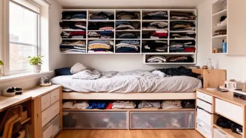 Przechowywanie w małym mieszkaniu