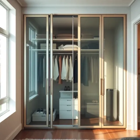 Przeźroczyste Drzwi Do Szafy