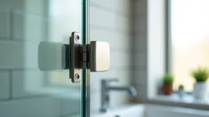 Regulacja drzwi prysznicowych na zawiasach