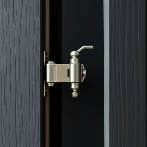 Regulacja drzwi zewnętrznych na zawiasach